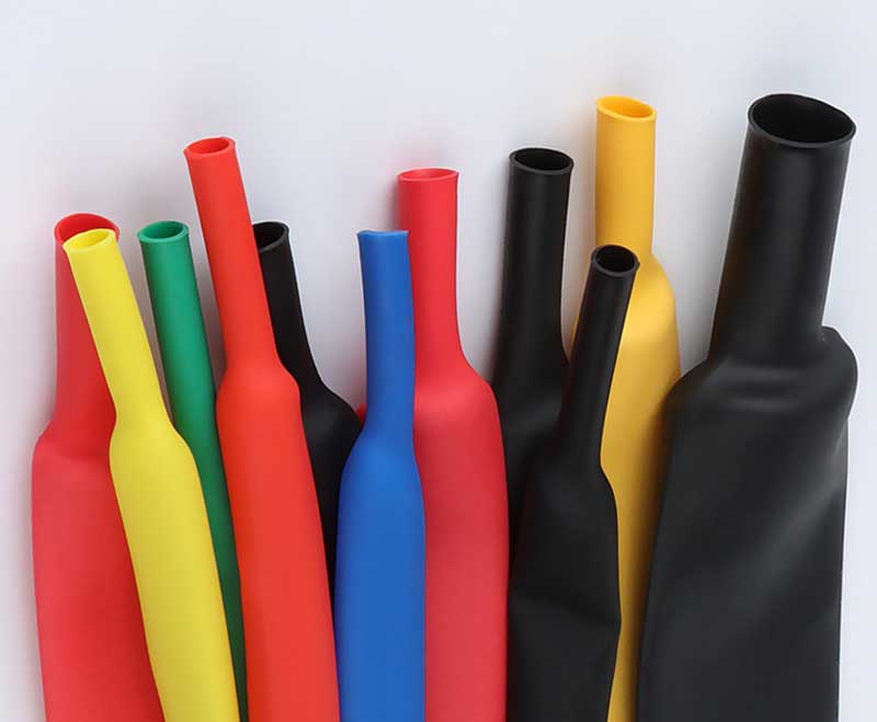 热缩管有多种颜色和材料可供选择，以满足多种应用范围。
